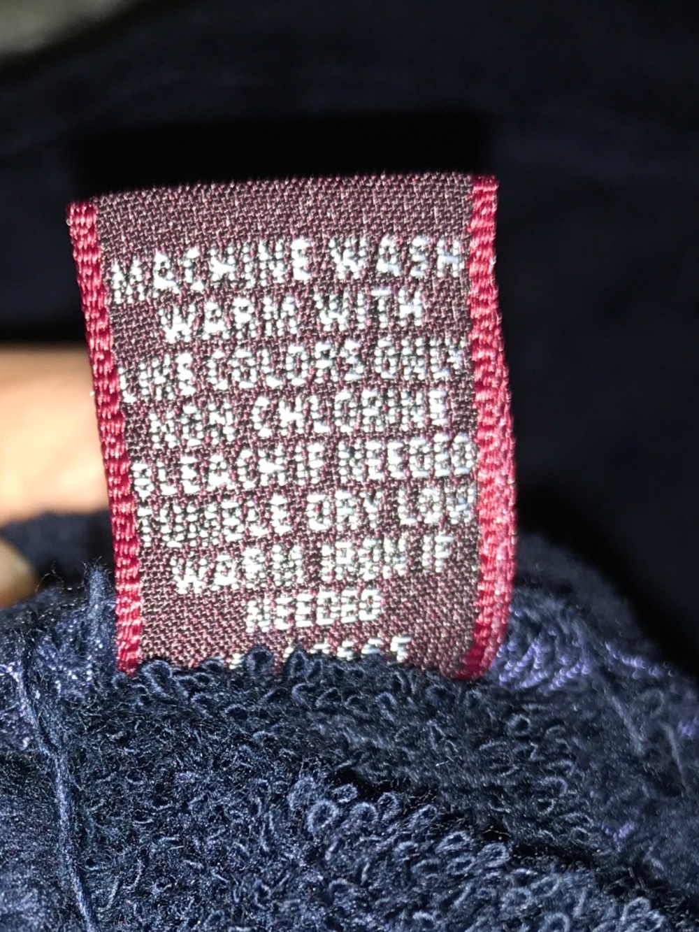 Navy blue robe - Picture 6 of 7